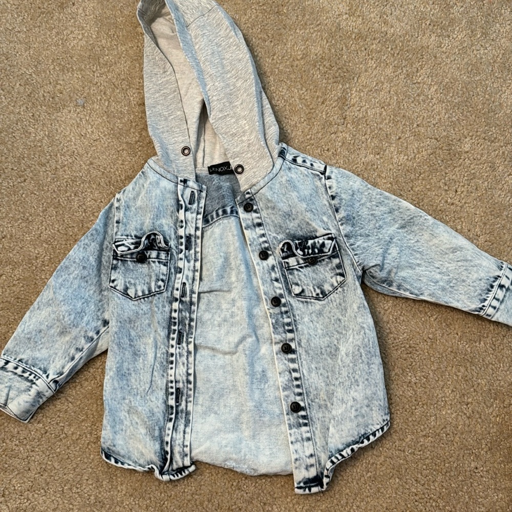 Lenox James 12-18 mth acid wash jacket